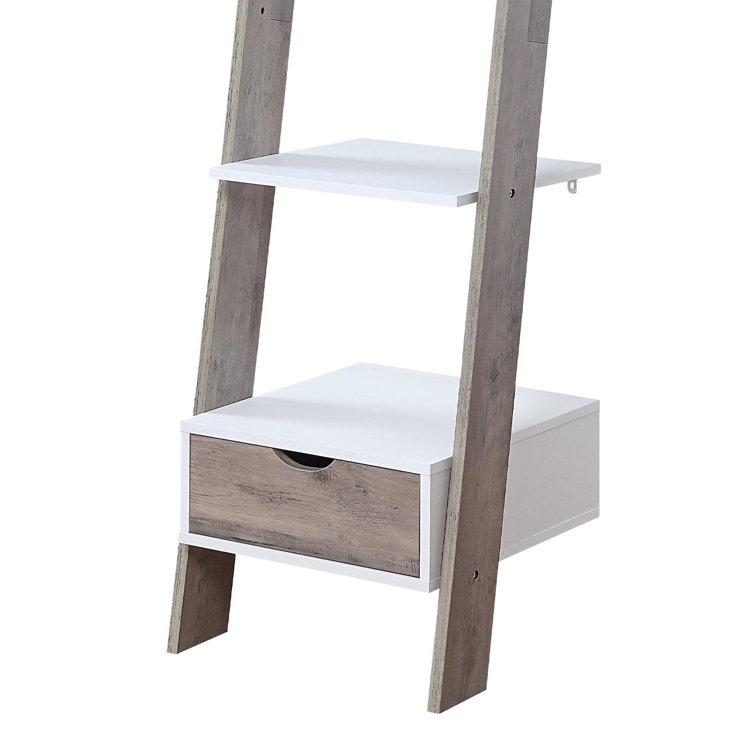 Ladder Shelf 5 Tier White 40x60x180cm