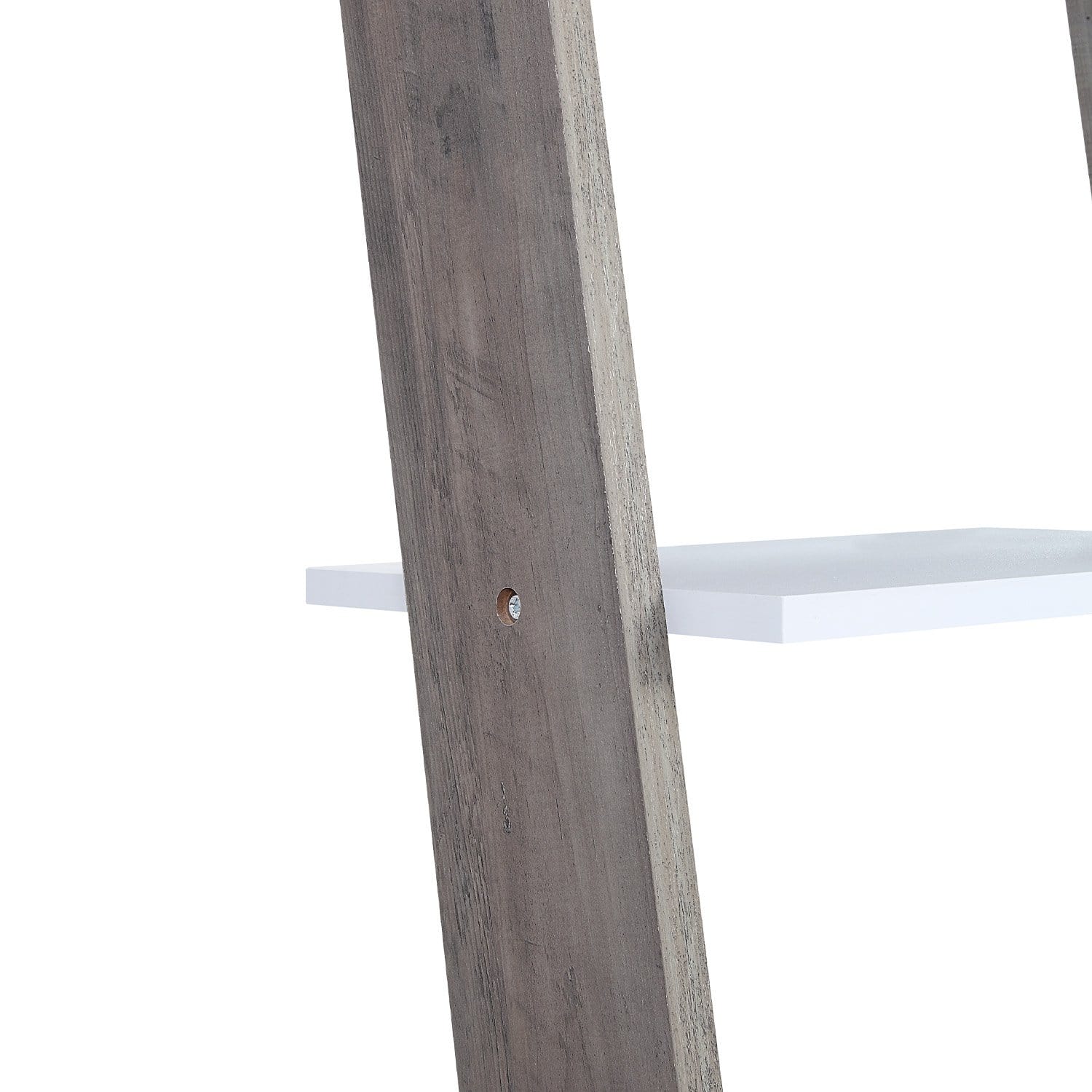 Ladder Shelf 5 Tier White 40x60x180cm
