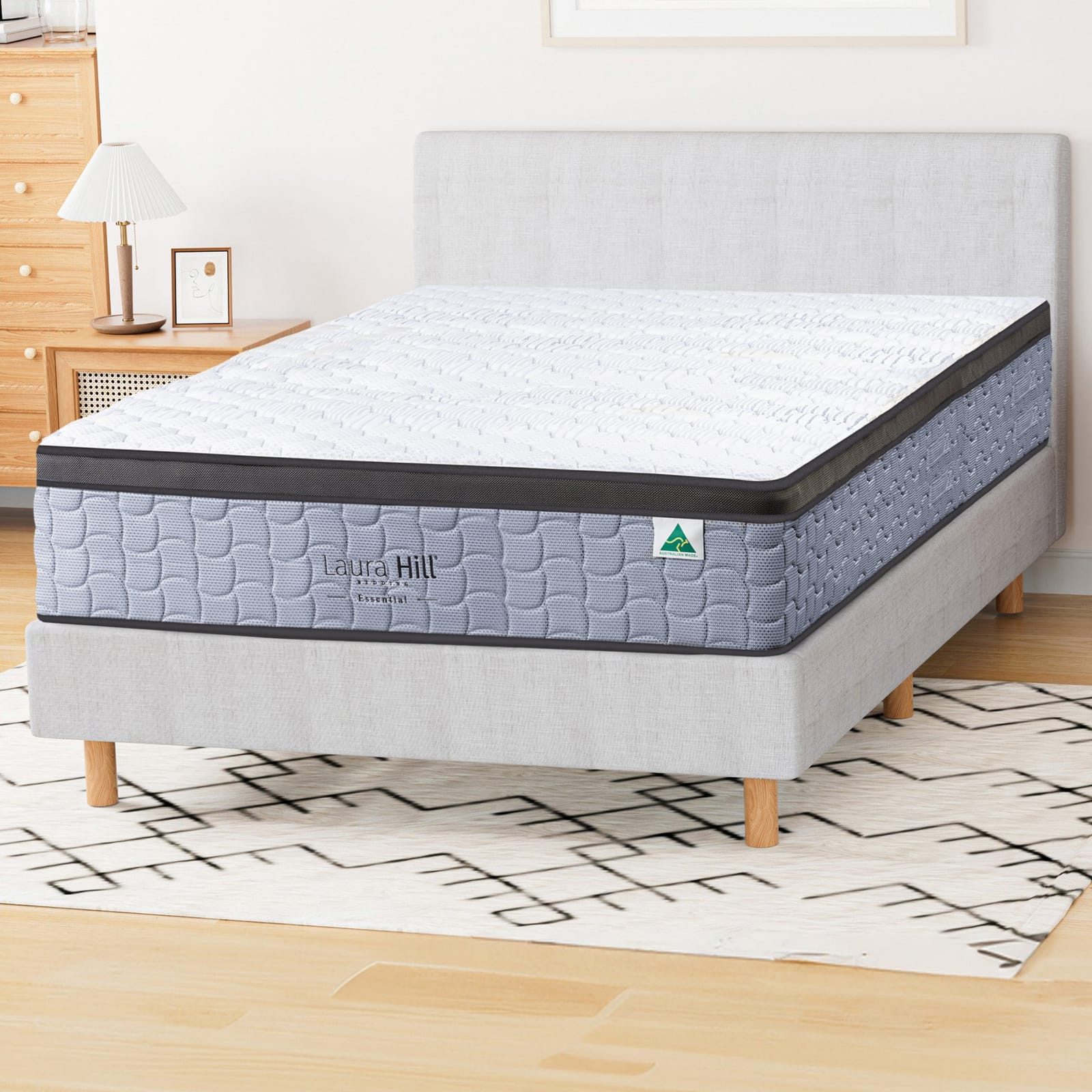 Laura Hill Essential Australian Made Double Premium mattress 138x188x32cm, view 9