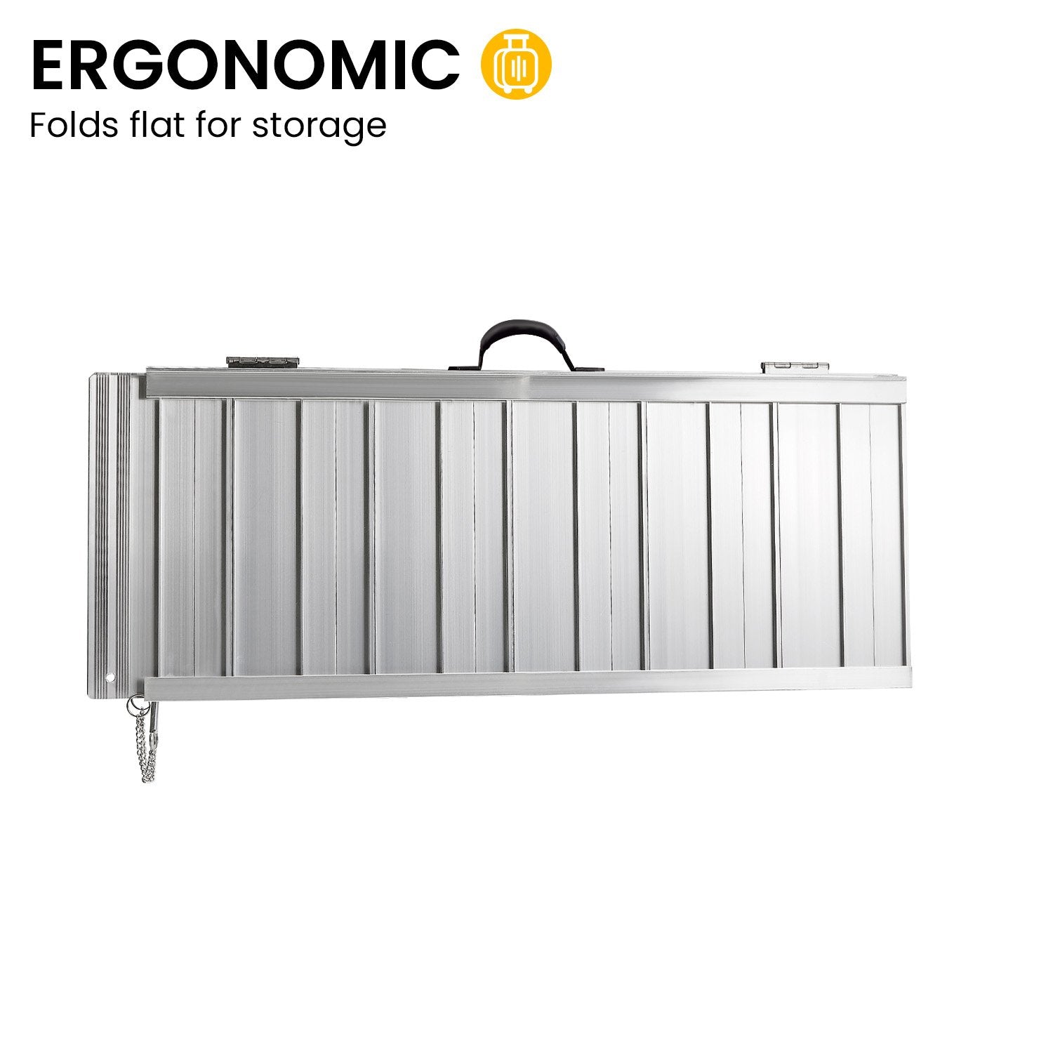 Aluminium Foldable Wheelchair Ramp With Handle - 3ft | Lightweight