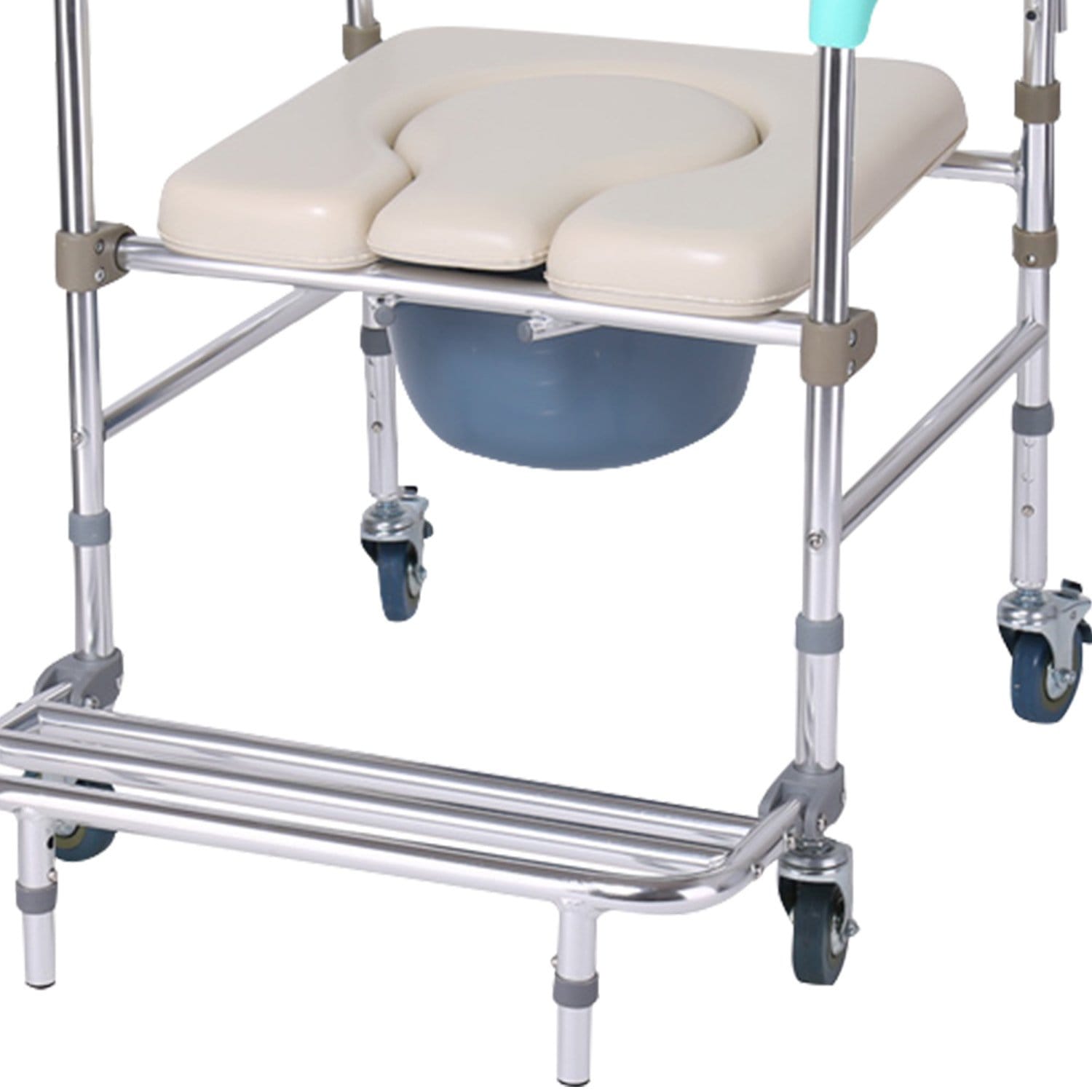 Commode Chair With Footrest 81x57.5x92cm