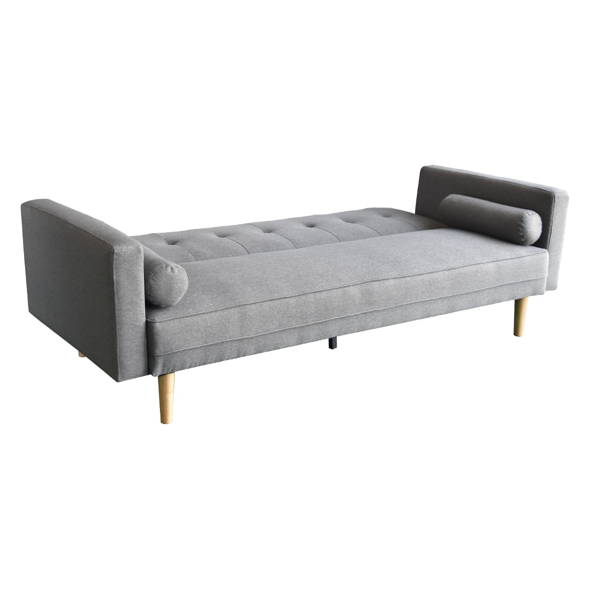 Grey Fabric Sofa Bed Lounge 214x88x83cm