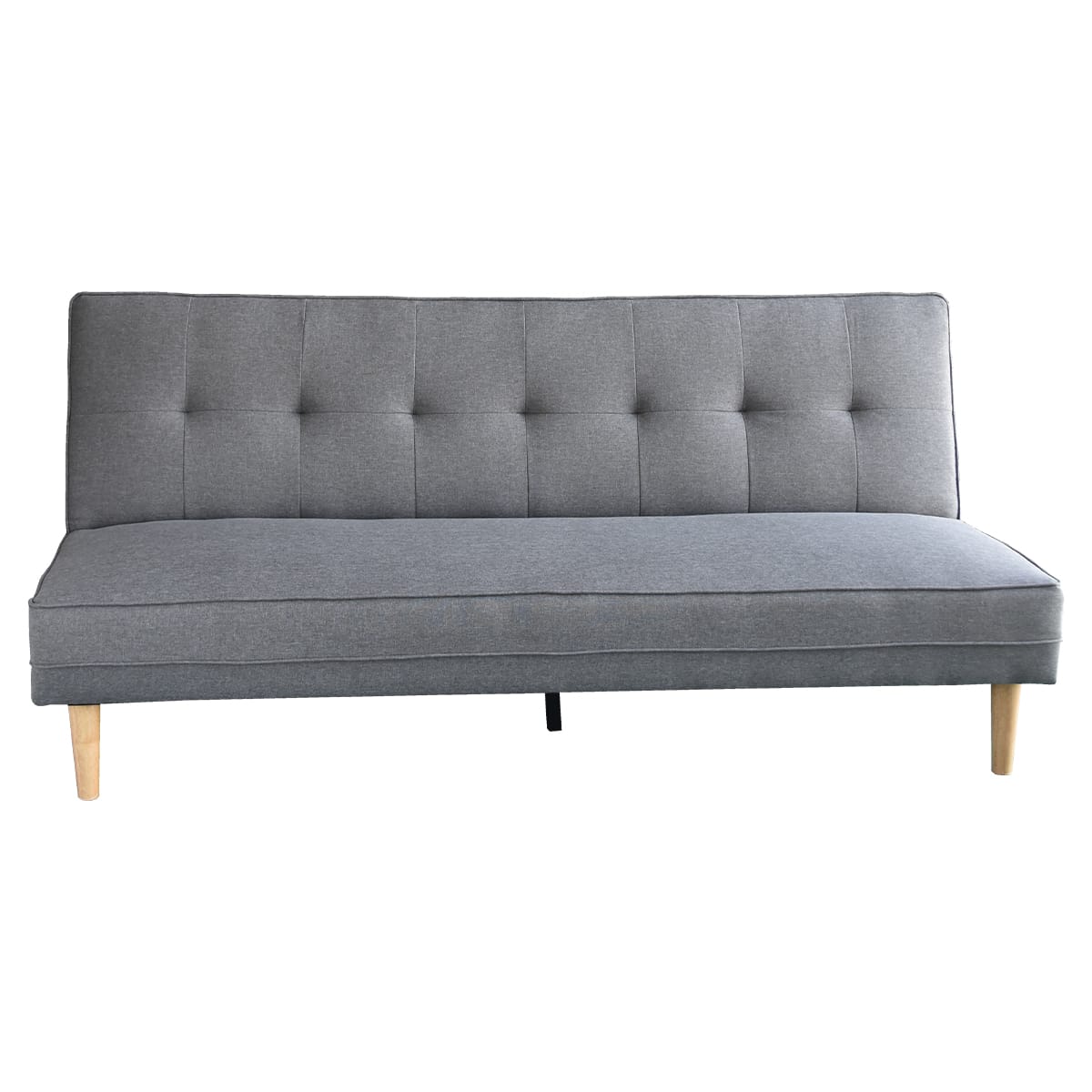 Grey Fabric Sofa Bed Lounge 214x88x83cm