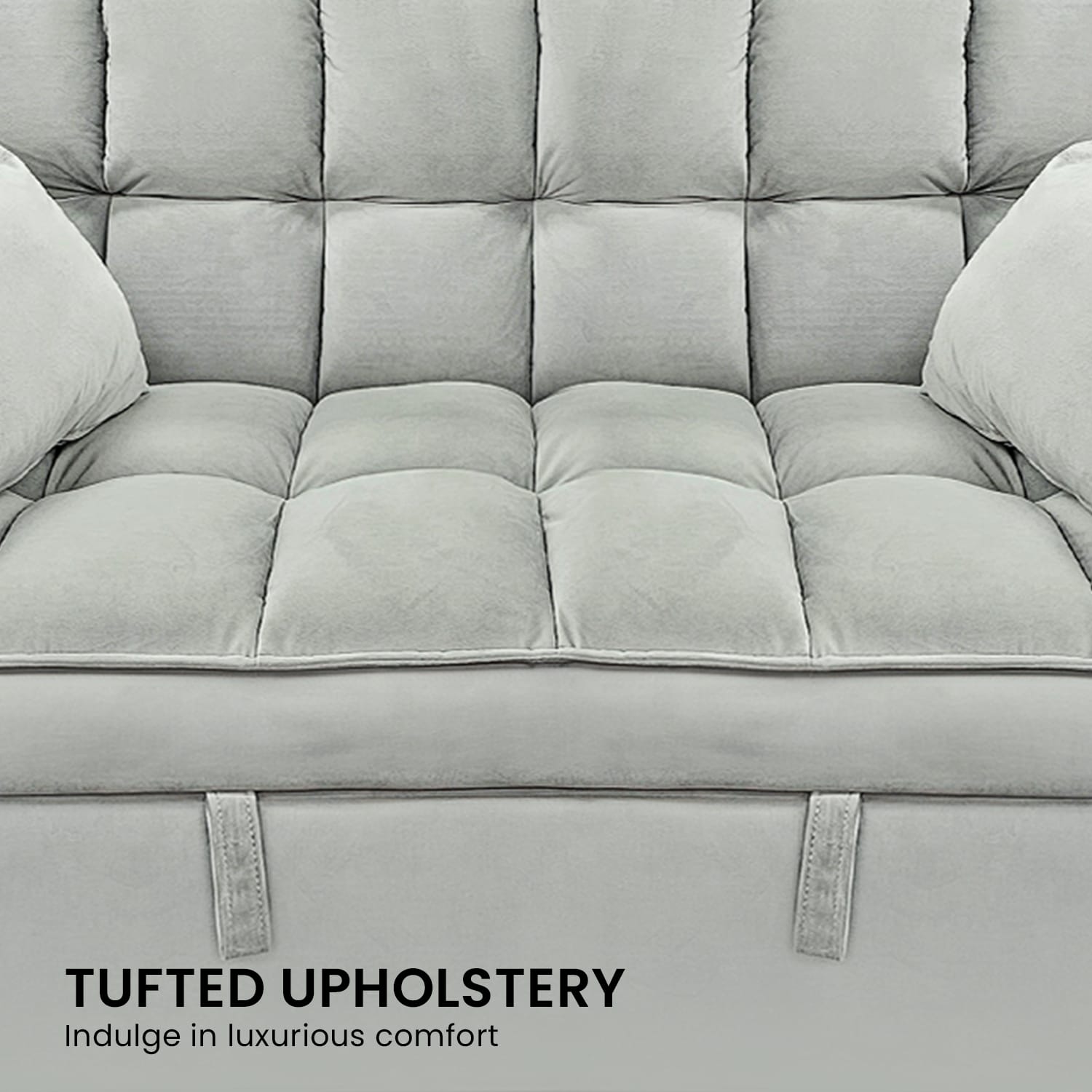 Grey sofa bed 135x95x76cm, view 10