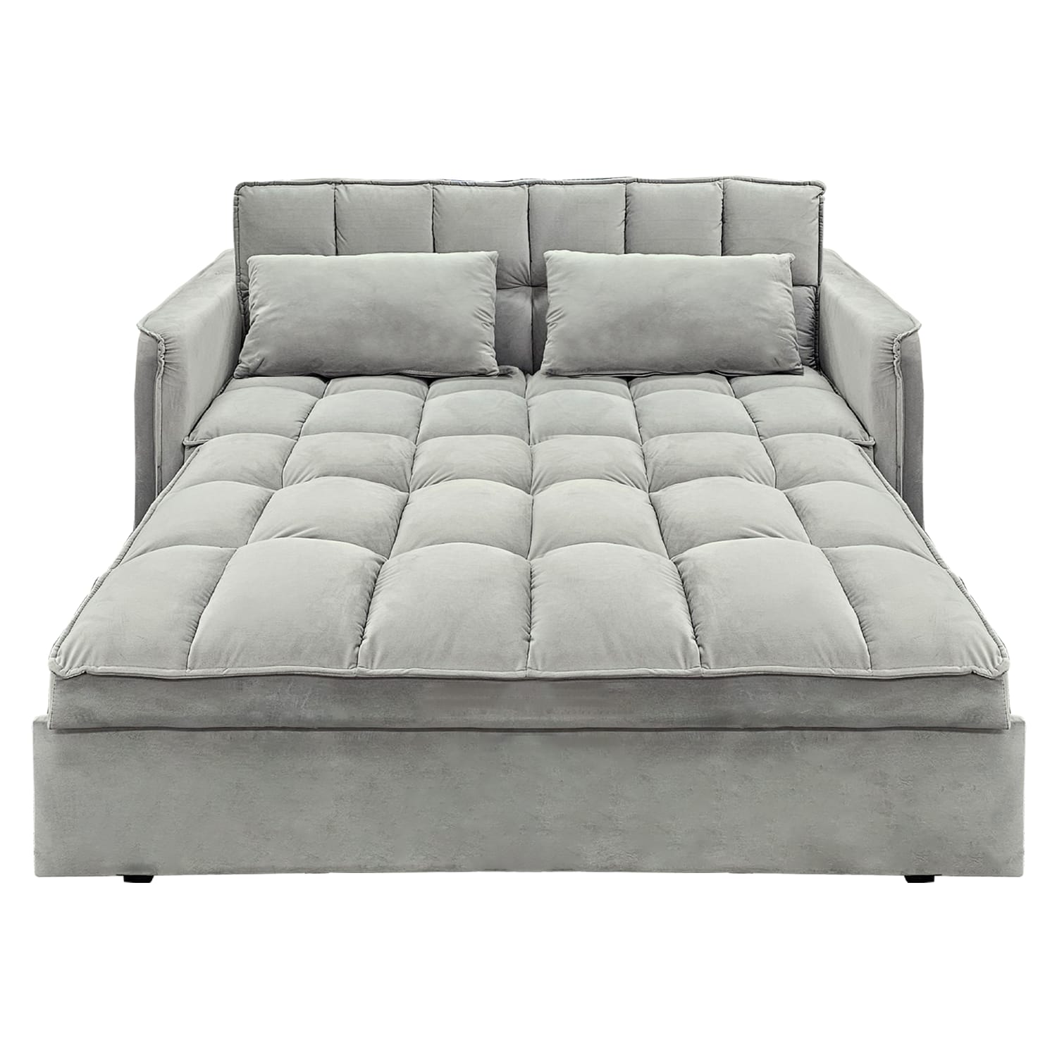 Grey sofa bed 135x95x76cm, view 6