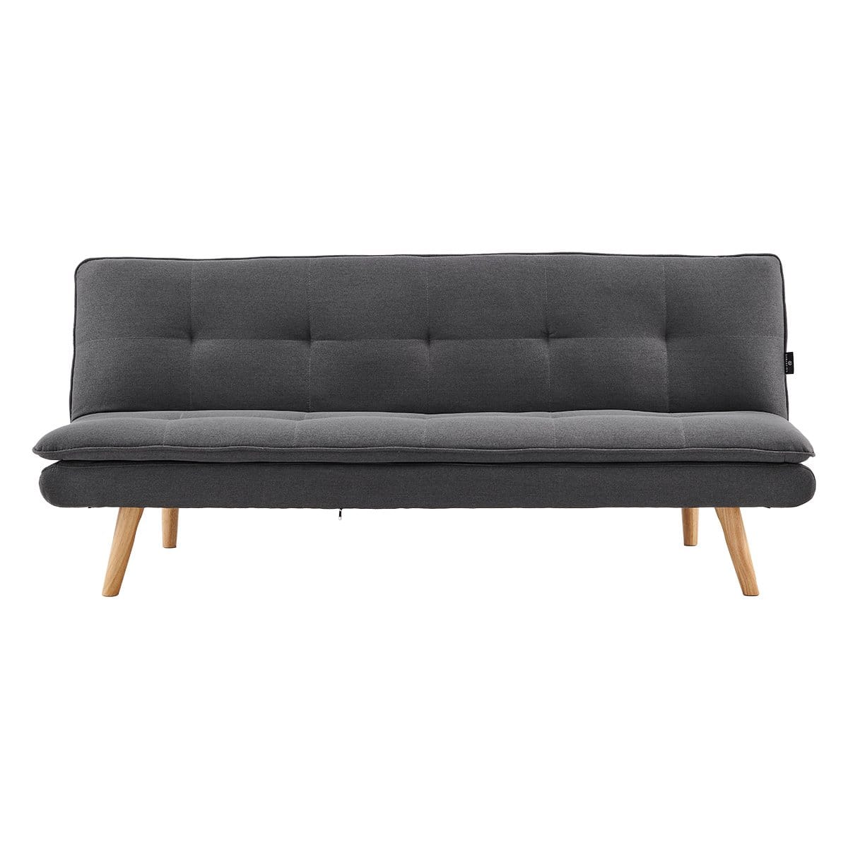 Grey Linen Sofa Bed Lounge 180x80x70cm