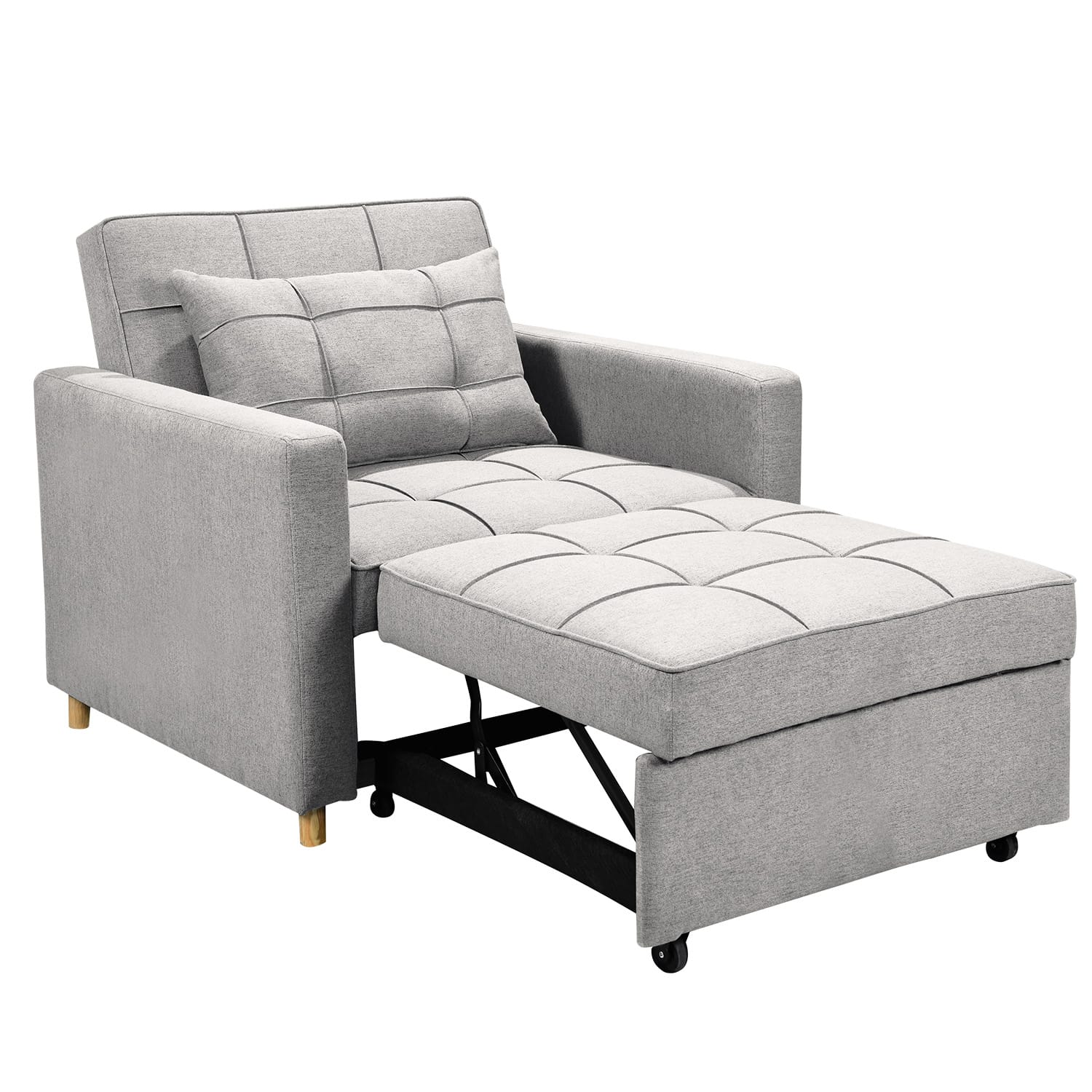 Grey sofa 101x98x88cm, view 6