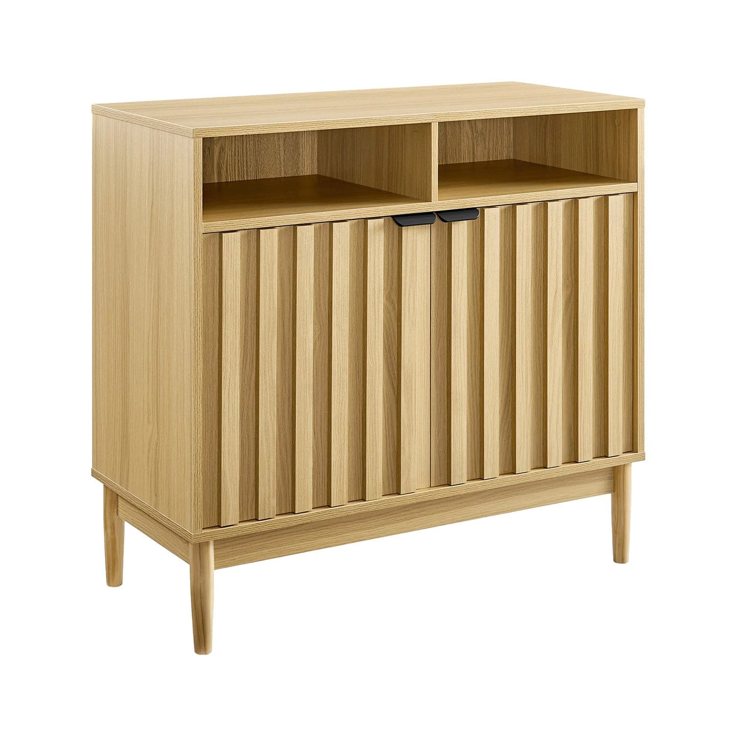 Natural Wood Sideboard Cabinet 88x40x82.5cm