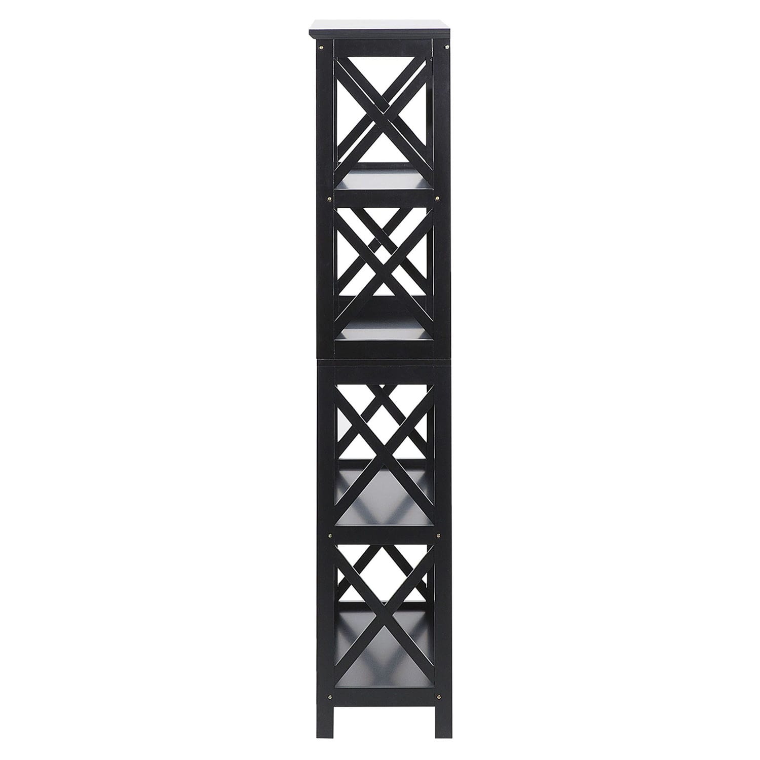 5 Tier Bookcase Modern 80x30x152cm