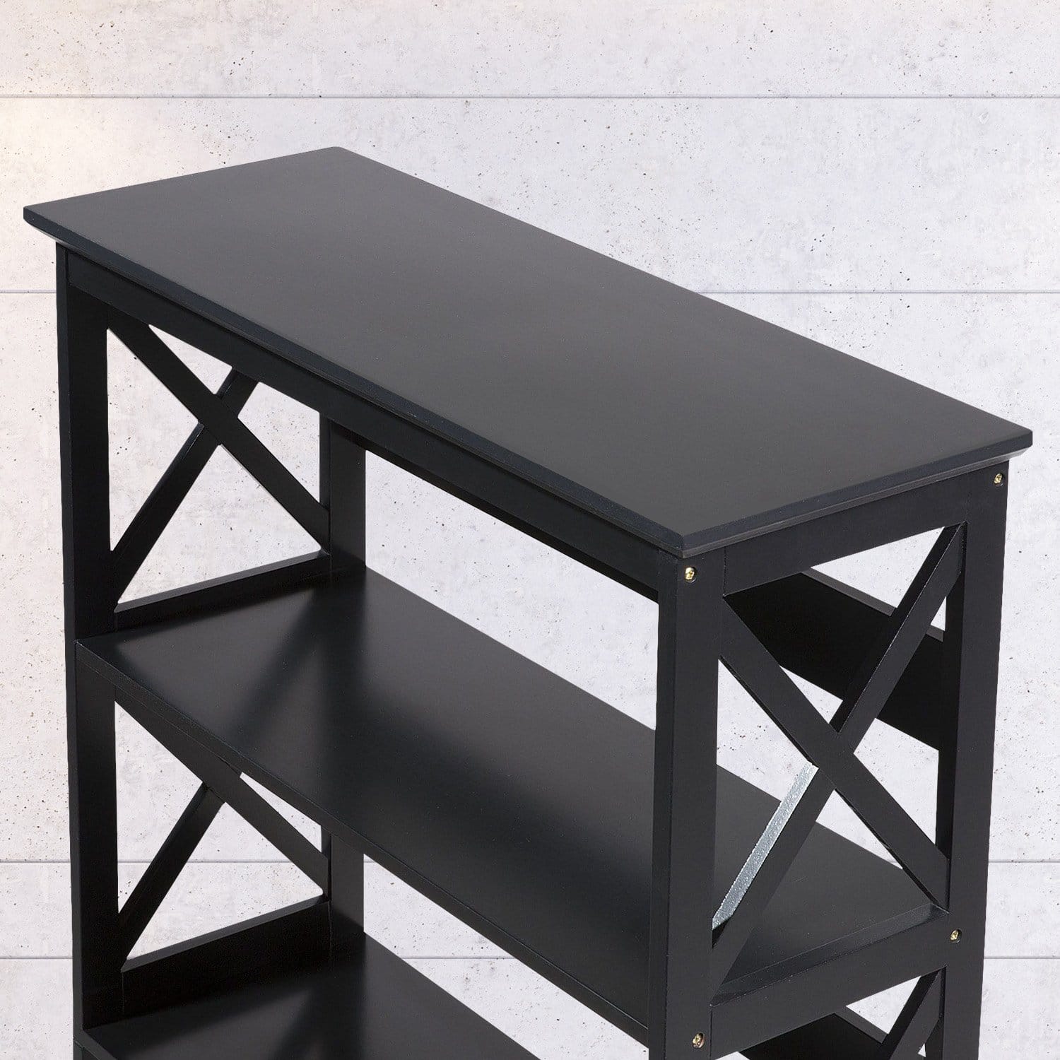 5 Tier Bookcase Modern 80x30x152cm