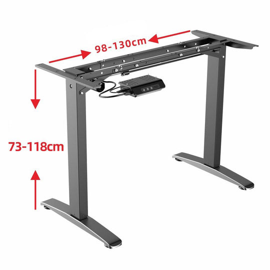 Gaming Standing Desk Home Office Lift Electric Height Adjustable - Sit Stand Motorized
