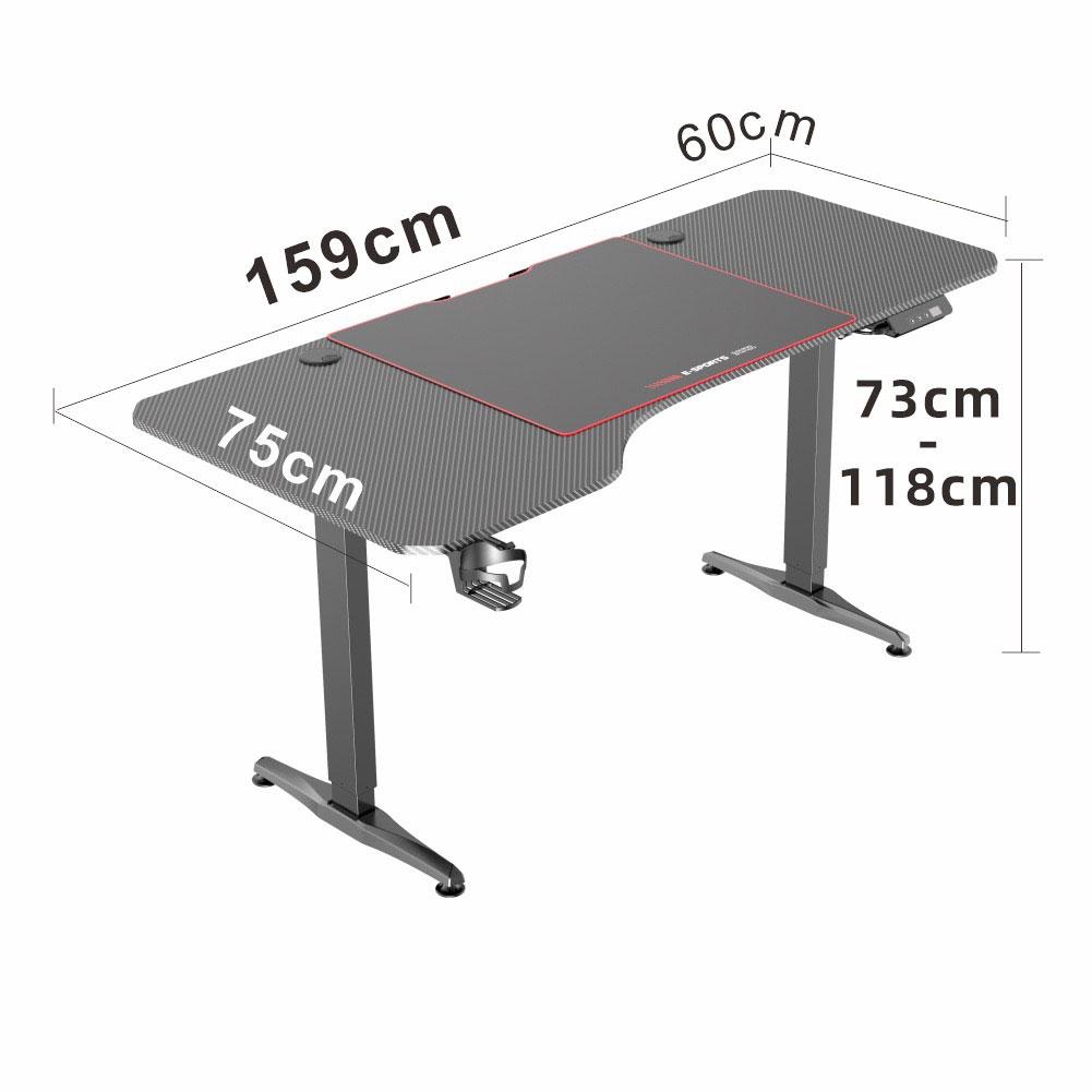 Gaming Standing Desk Home Office Lift Electric Height Sit To Stand Motorized Standing Desk