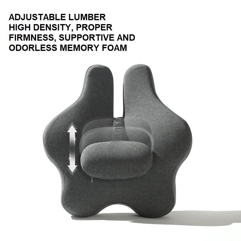 Orthopedic Memory Foam Seat Cushion - Dark Grey