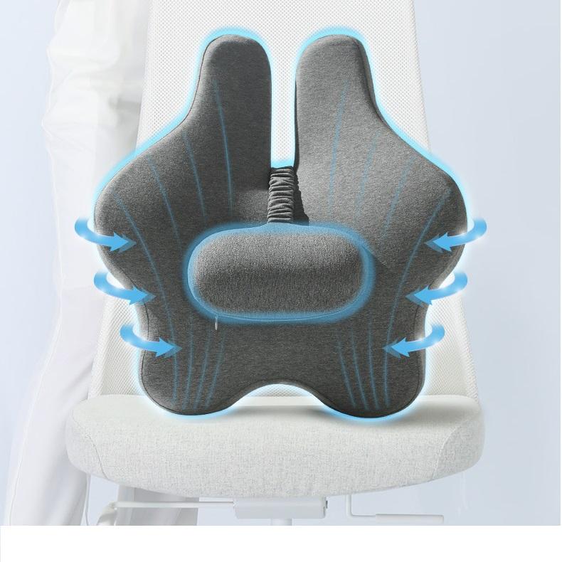 Orthopedic Memory Foam Seat Cushion - Dark Grey