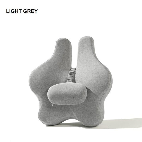 Orthopedic Memory Foam Seat Cushion - Light Grey