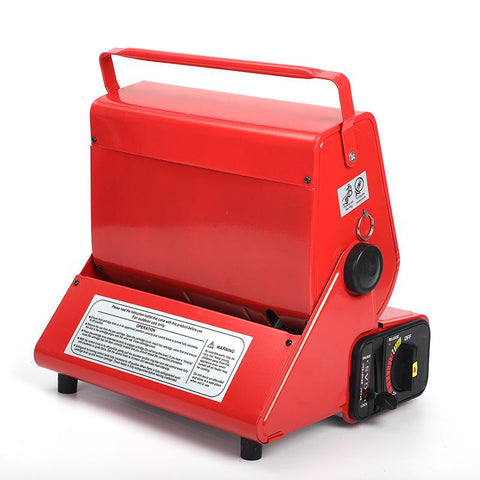 Portable Camping Hiking Butane Gas Heater - Red Au