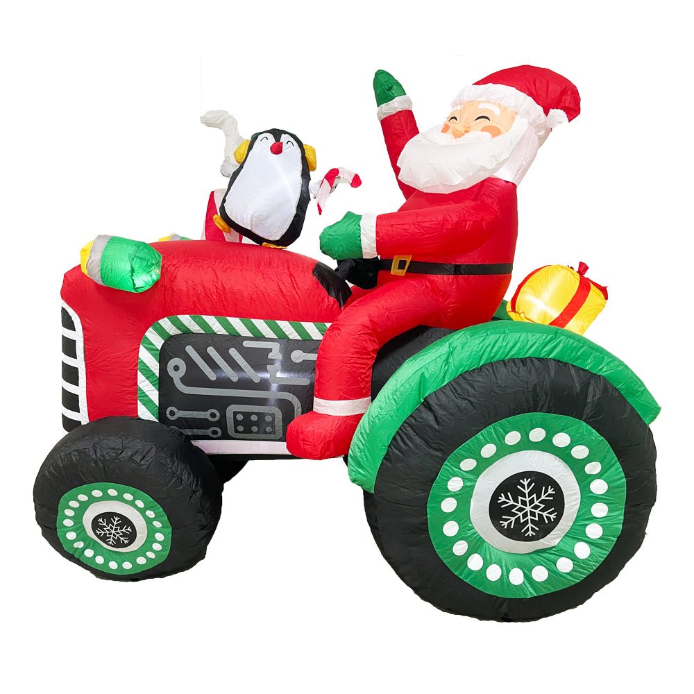 Radiant Christmas Lights - Tractor and Penguin Gift, Christmas Decorations