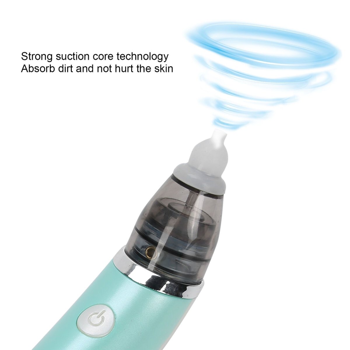 Green colour - Baby Nasal Aspirator Electric Safe Hygienic Nose Cleaner Snot Sucker For Baby (Green)