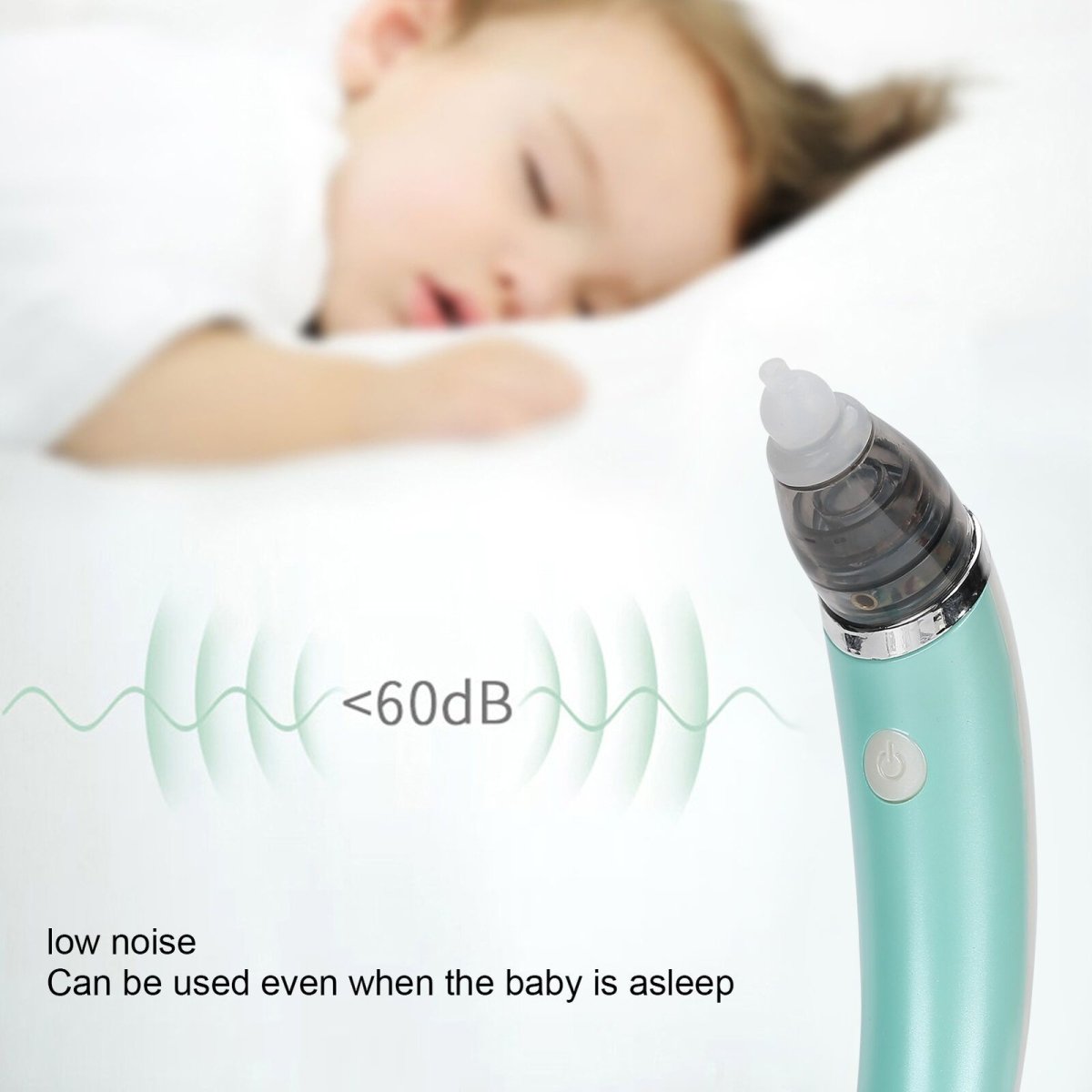 Baby Health & Grooming Kits - Baby Nasal Aspirator Electric Safe Hygienic Nose Cleaner Snot Sucker For Baby (Green)