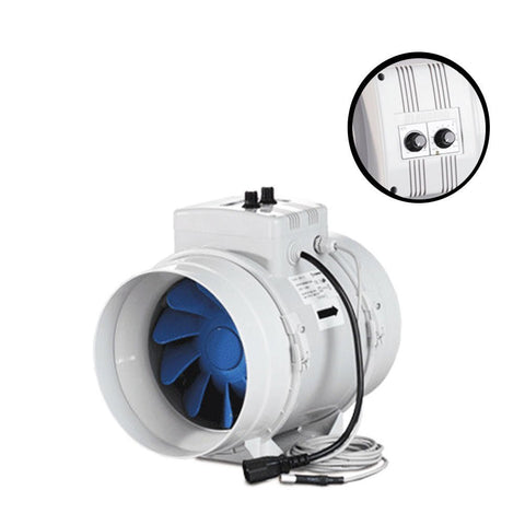 Efficient Cooling Solutions: Turbo G Mixed Flow Fan with Thermostat and Speed Control - 150mm