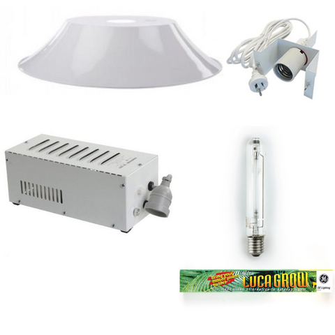 Boost your plant growth with 600w HPS Light Kit | Deep Bowl Reflector & Lucagrow Bulb