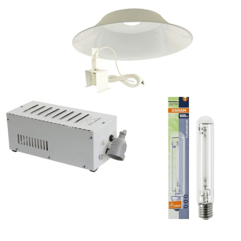 Maximize Your Yield with Our 600w HPS Grow Light Kit | Shop Now