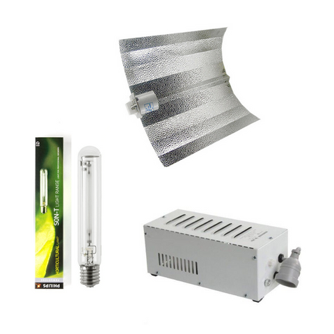 Boost Your Plant Growth with 600W HPS Grow Light Kit: Son-T Bulb, Reflector & Ballast