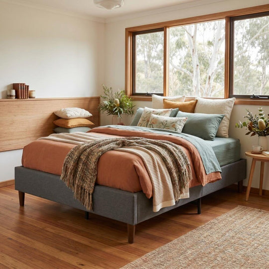 Single Bed Frame With Mattress Foundation Dark Grey - 2026 table 160
