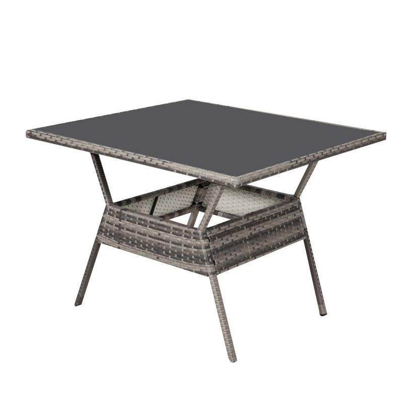8PC Outdoor Dining Set Wicker Table &amp; Chairs-Grey - 2026 table 574