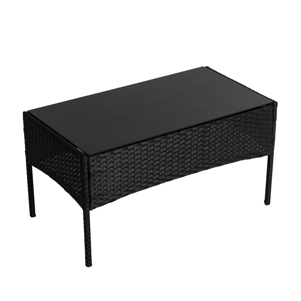 Ville 4-Seater PE Wicker Outdoor Lounge Sofa Set with 2026 table 160 - photo 13
