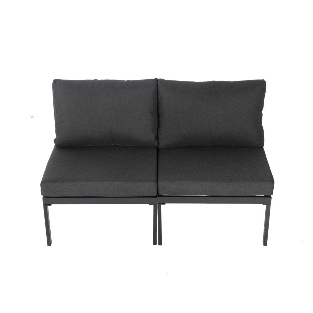 Discover the Outdoor Charcoal Grey Minimalist Lounge Set