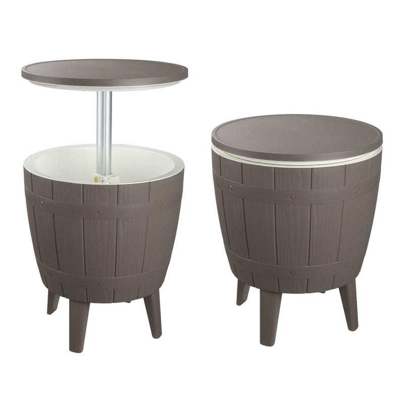 Taupe Cooler Table - 2026 table 160
