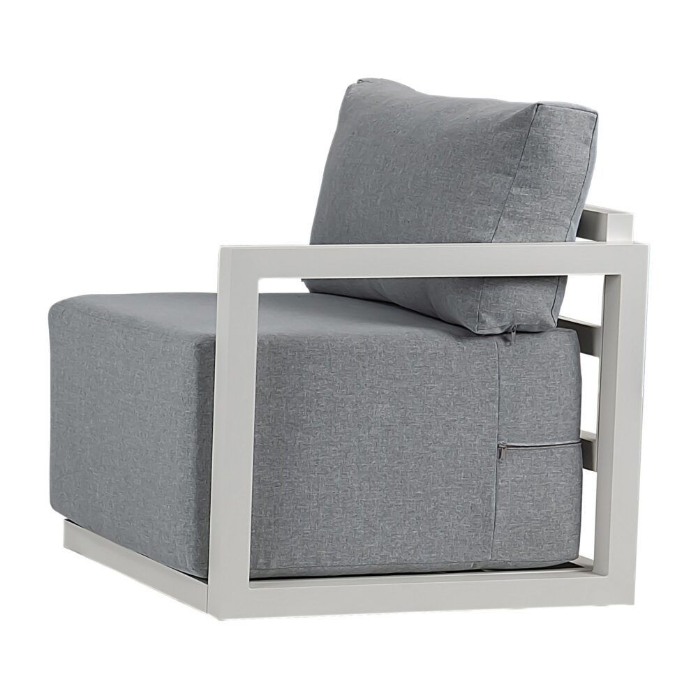 5-Seater Deep-Seated Patio Set White