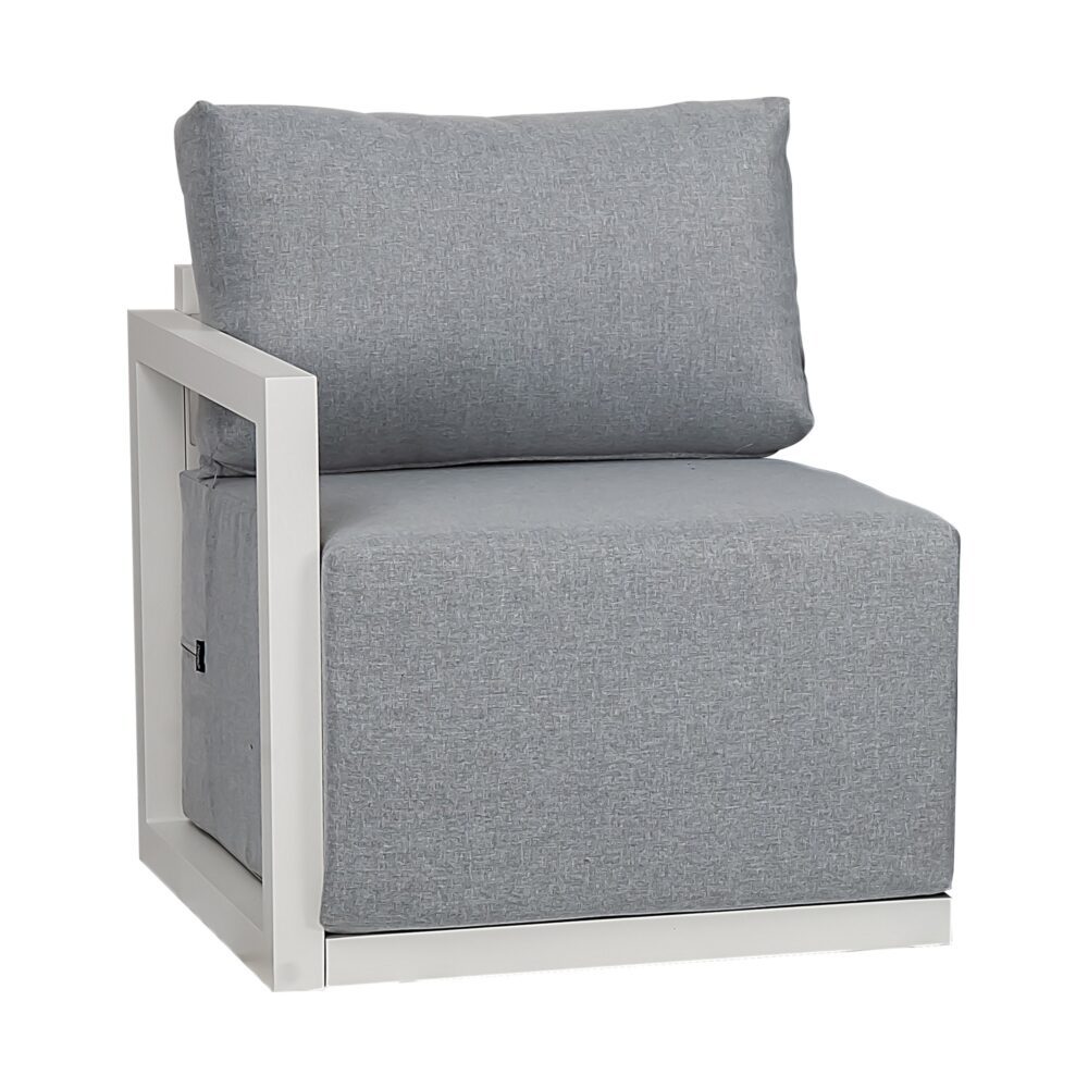 5-Seater Deep-Seated Patio Set White