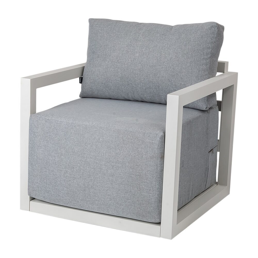5-Seater Deep-Seated Patio Set White