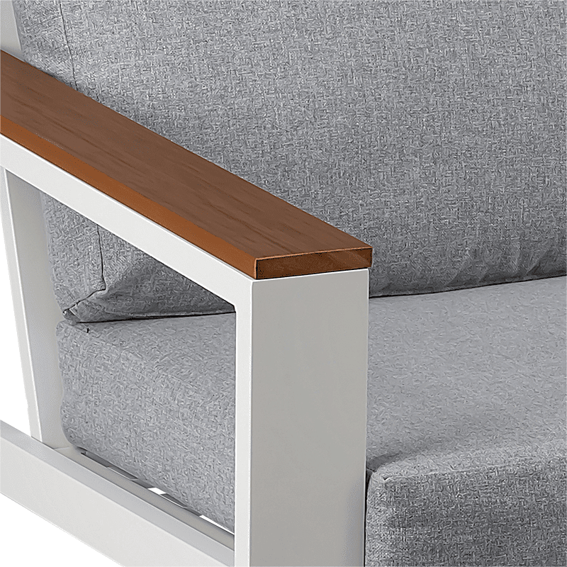 5 Seater Grandeur Lounge Suite White