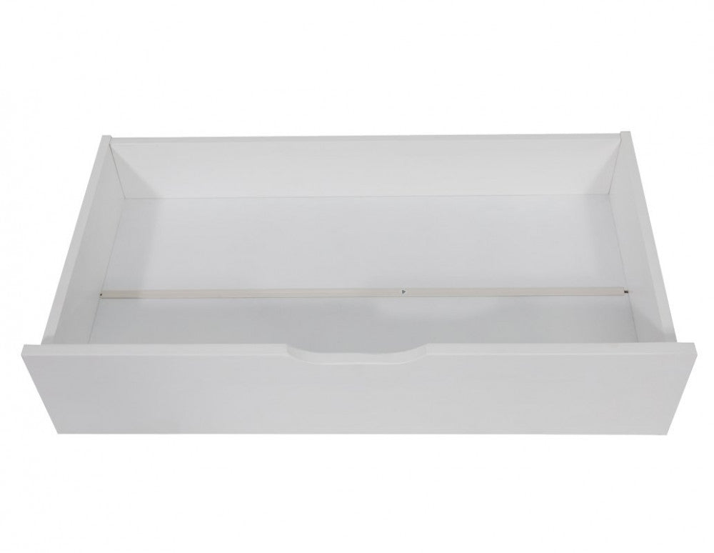 Wooden Bed Frame 2x With Storage Drawers And Trundle White