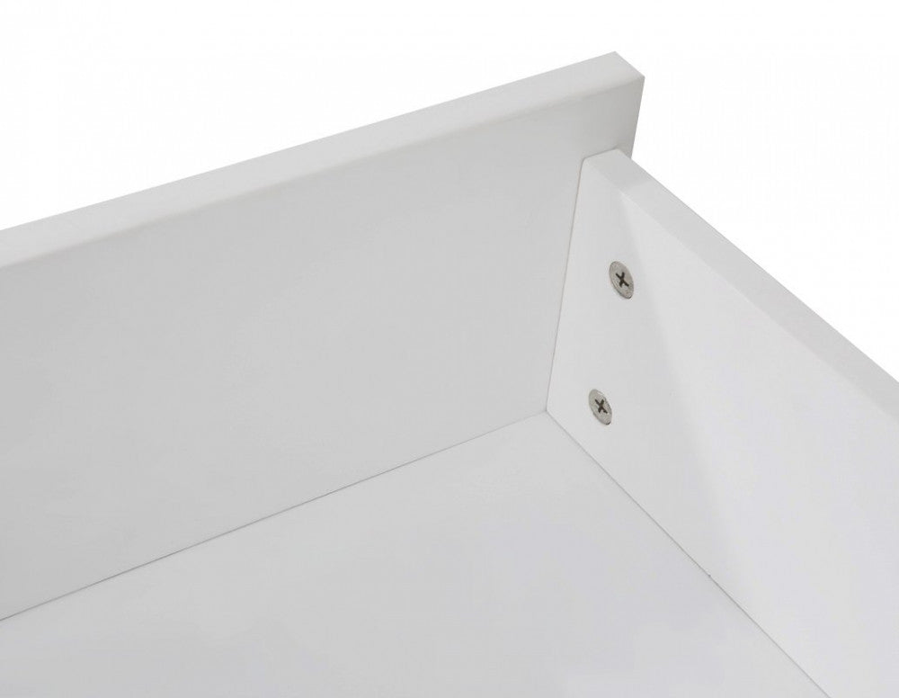Wooden Bed Frame 2x With Storage Drawers And Trundle White