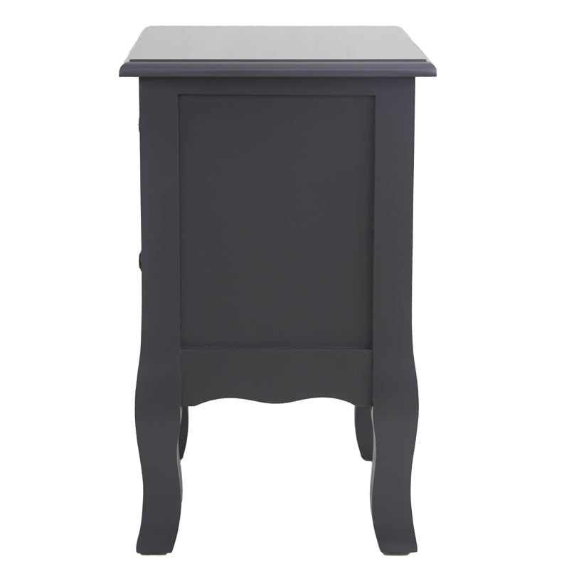 French Bedside Table Nightstand Grey Set of 2 - 2026 table 160