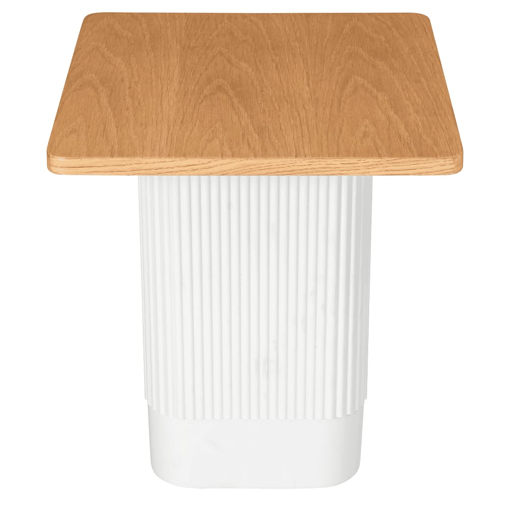 Natural Wood Side Table