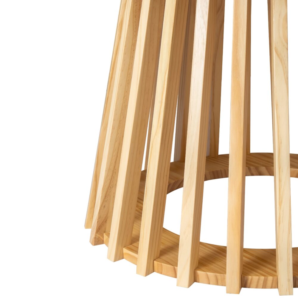 Palmer Slatted Sphere Coffee Table