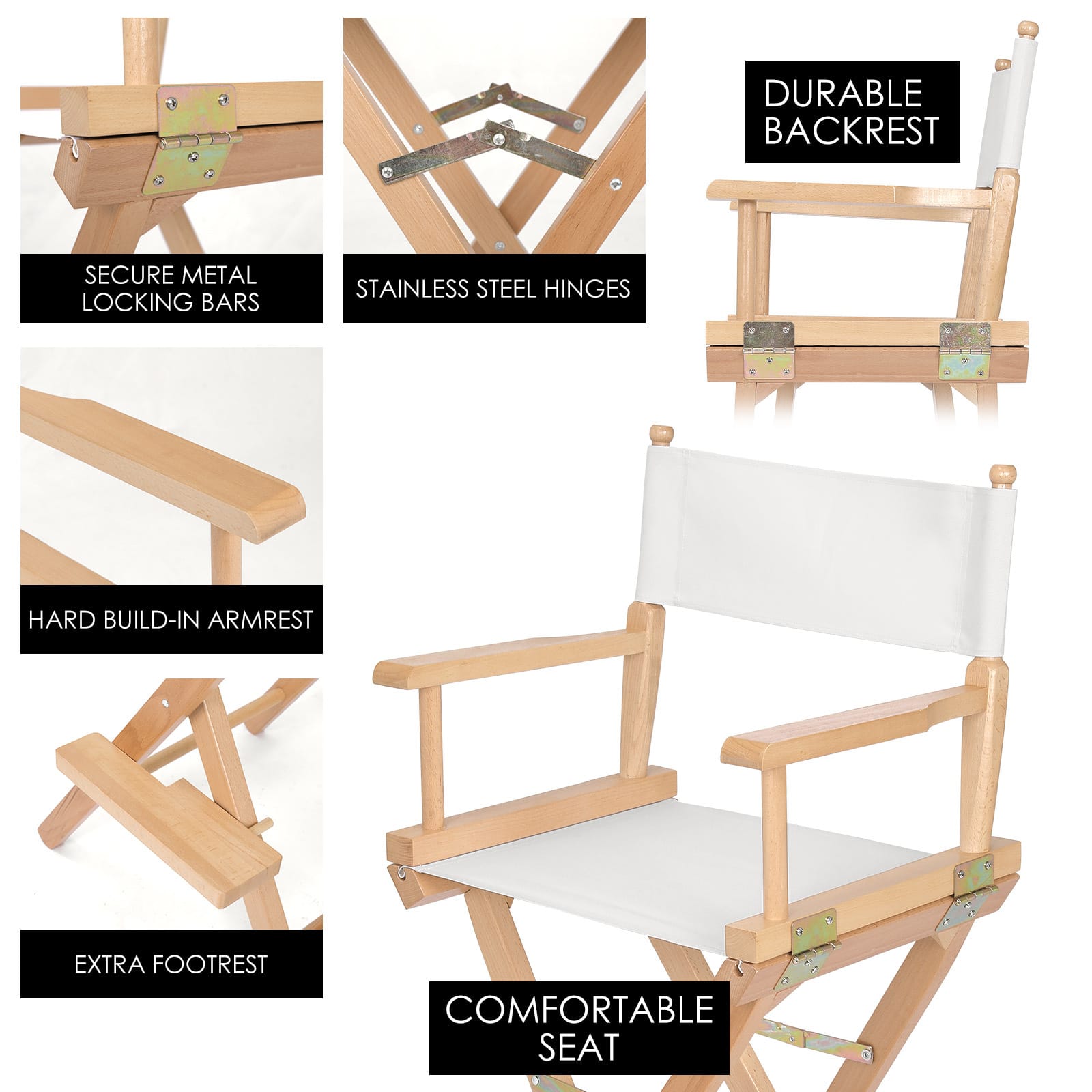 Natural chair 56x46x116cm, view 9