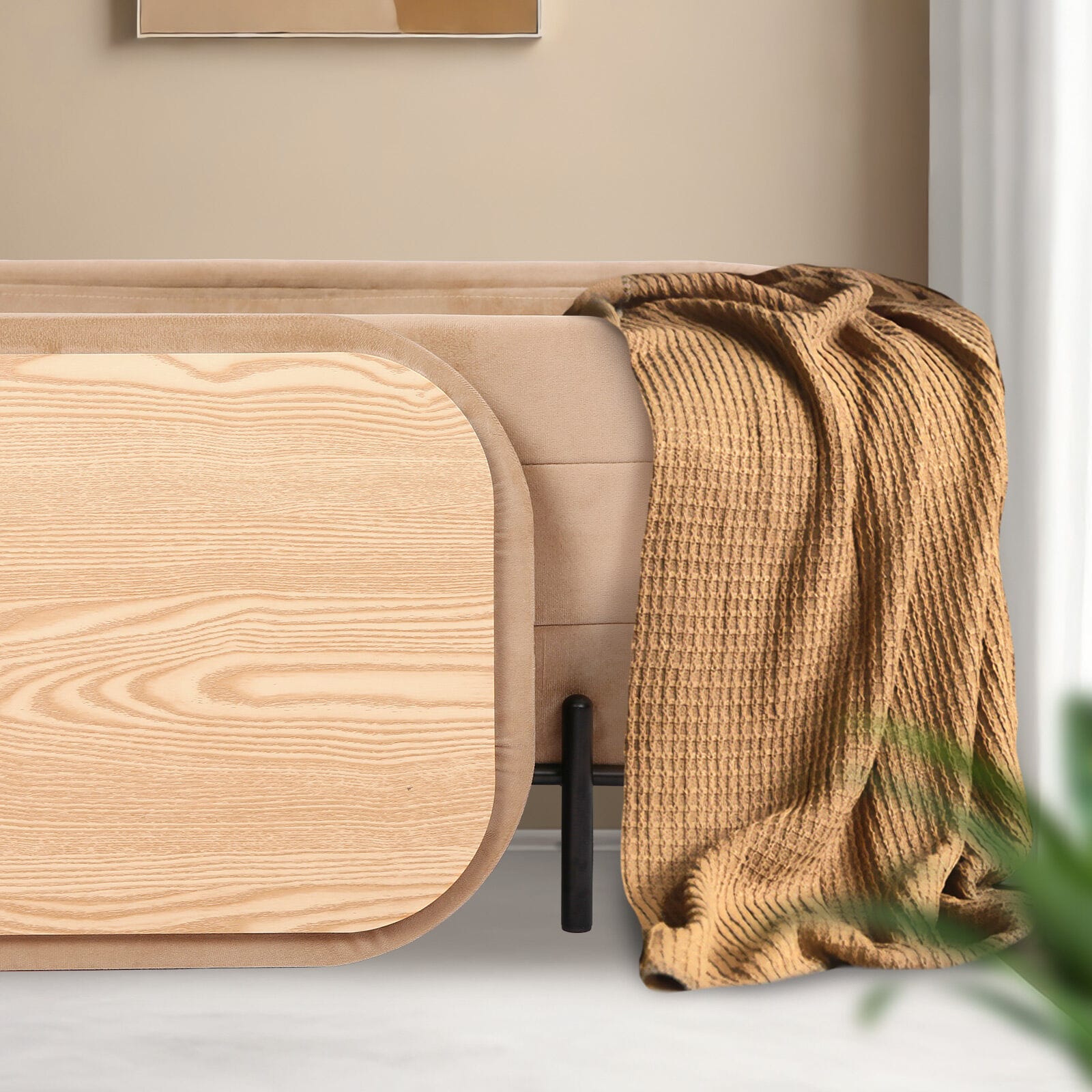 Storage Ottoman Velvet Bench 90x44.5x44cm