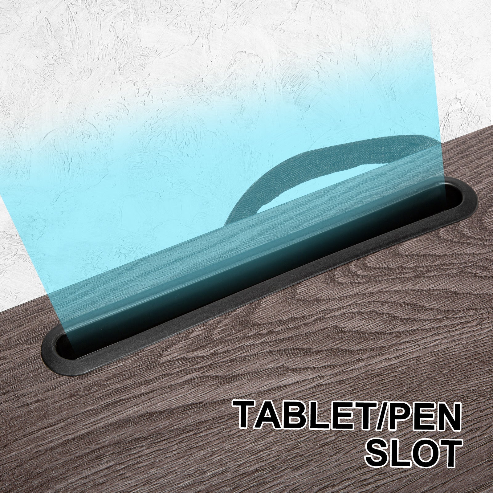 Grey Oak Lap Laptop Stand Tablet Stand Cushioned Lapdesk