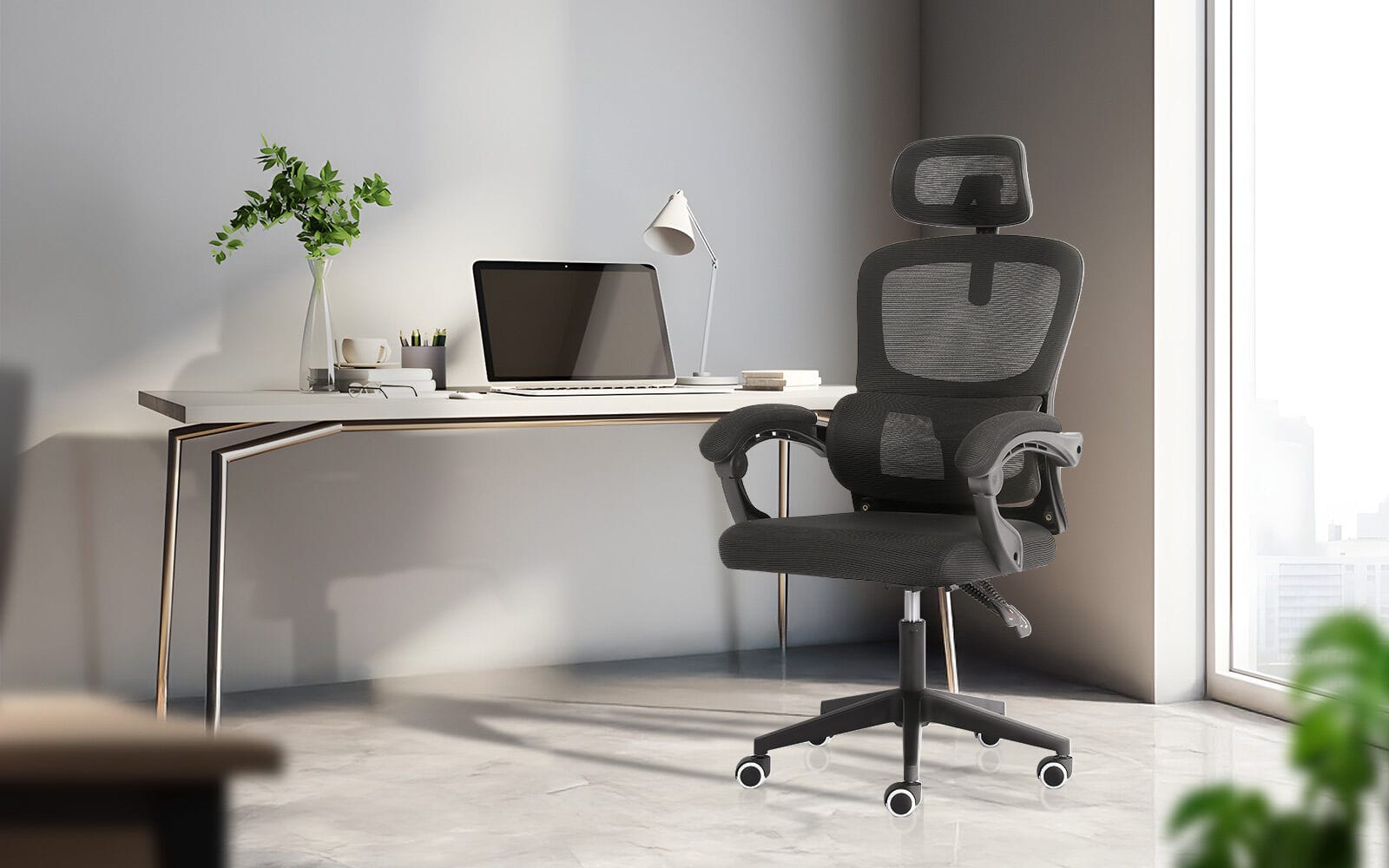 Ergonomic Office Chair Recliner 58x58x118cm
