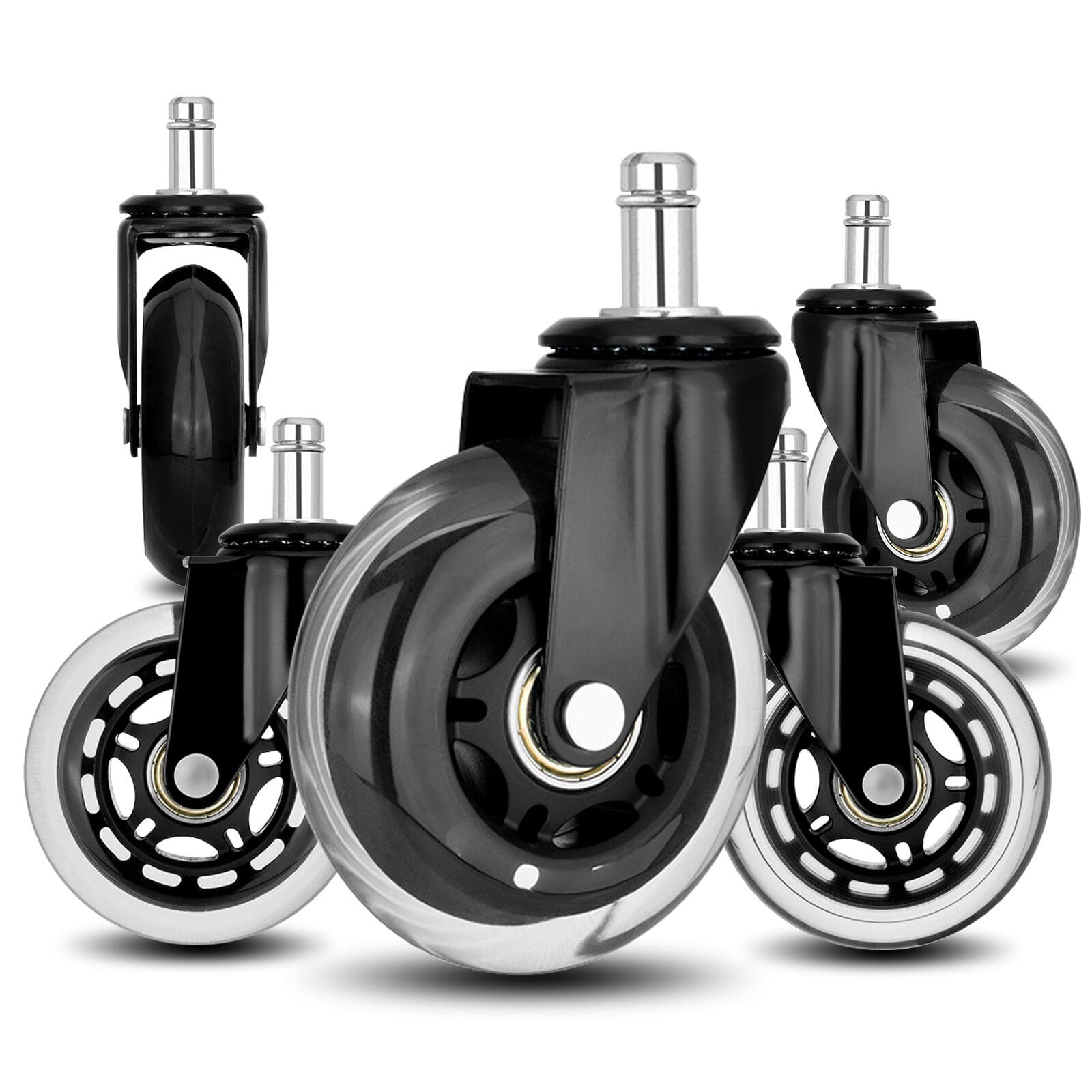Office Chair Casters Silent Smooth 5x3cm