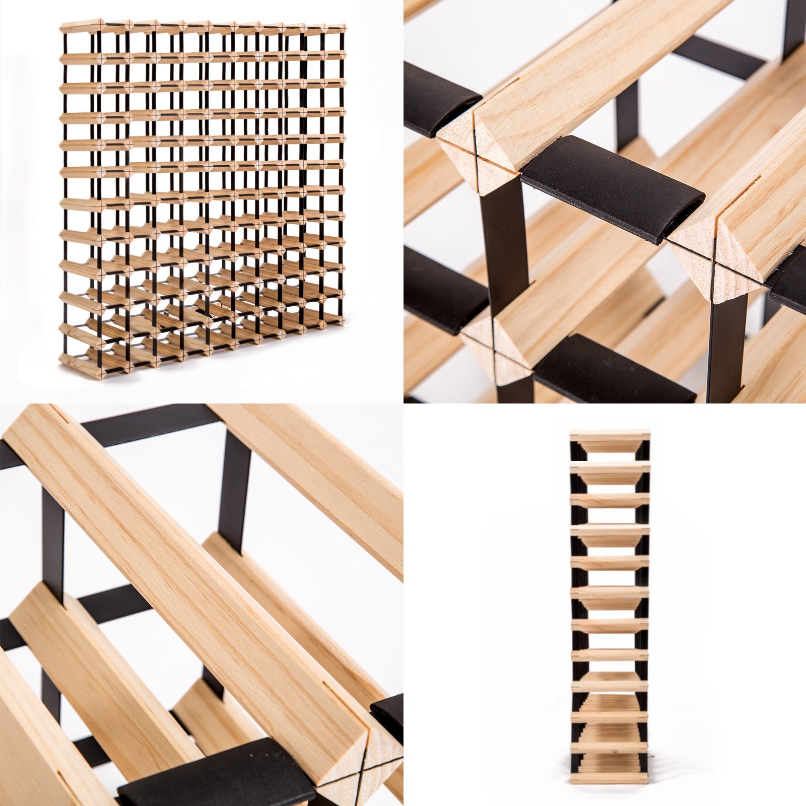 Timber Wine Rack Storage Cellar Organiser 120 Bottle - Wine Racks