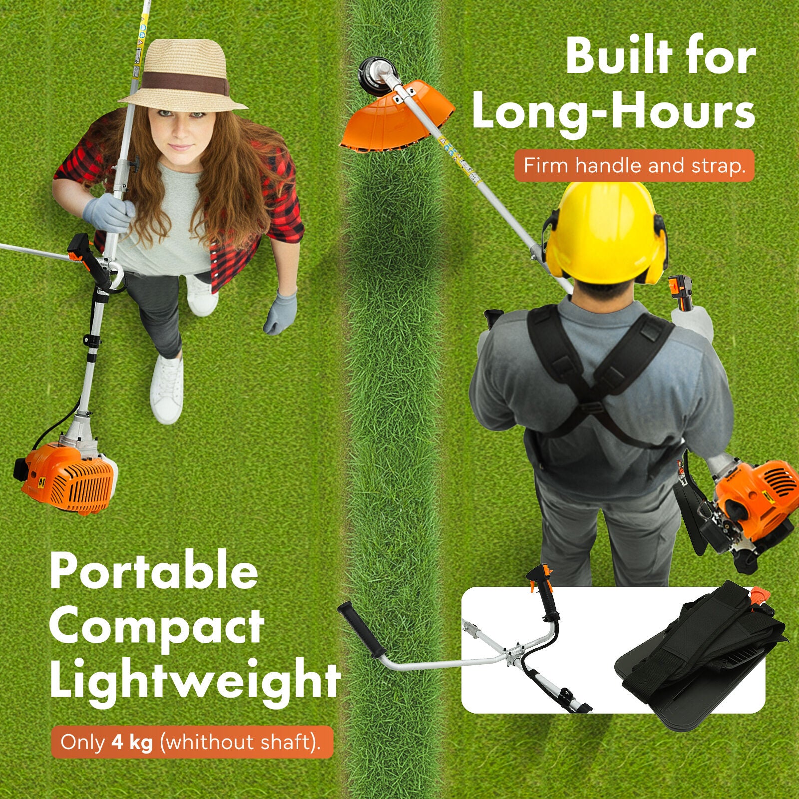 Garden Whipper Snipper Brush Cutter 43cc + 1 Blade