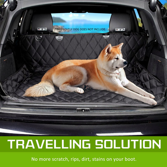 XXL Pet Dog Car Boot Seat Cover Waterproof Mat BLACK, Black colour