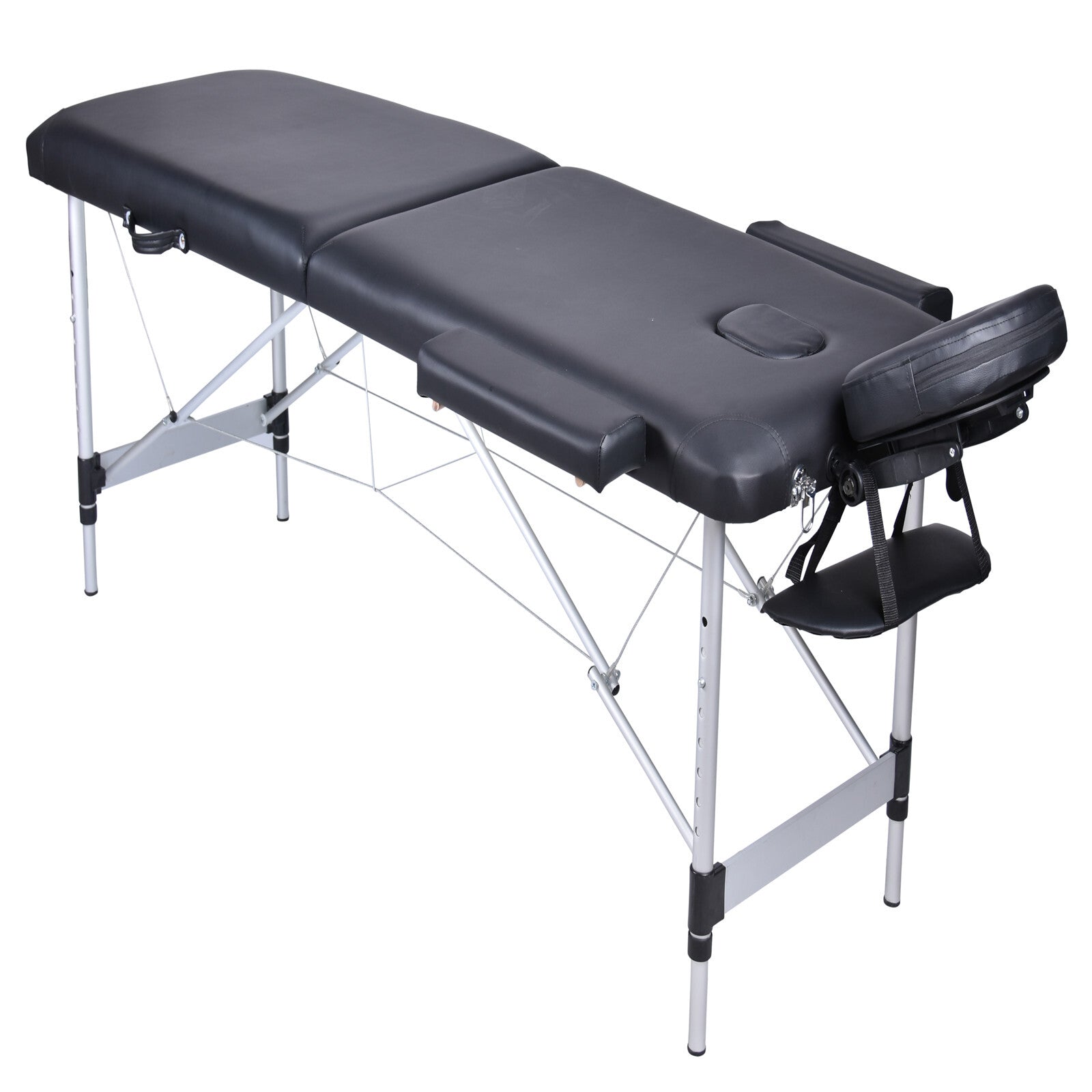 2-Fold Aluminium Massage Table for Beauty Therapy Portable